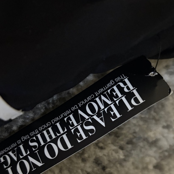 NWT New York & Company Strapless (w straps) Black & White Floral Dress Size: 4 - Picture 4 of 5